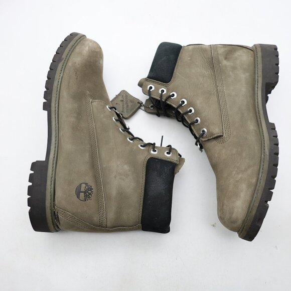 Timberland 6-inch Premium Waterproof Gray Boots Men US Size 12 M A6898 - Picture 8 of 12